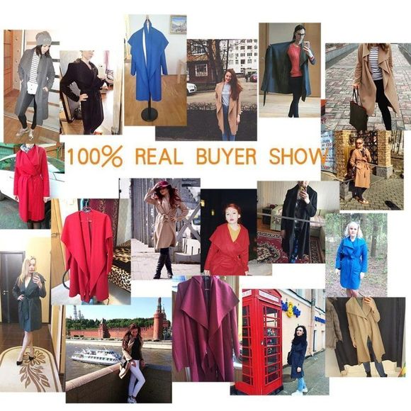 Wool Blend Trench Coat - Picture 3 of 3